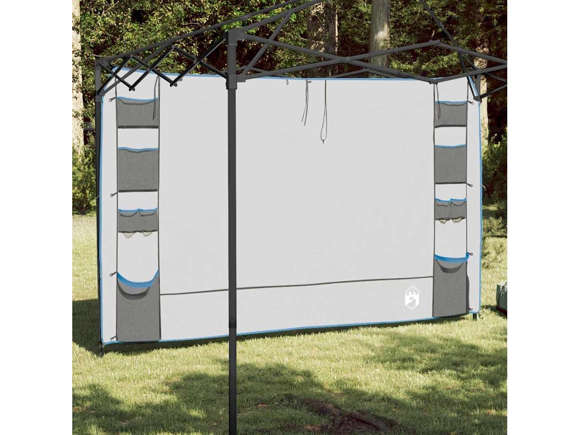 Vidaxl Organizador De Tenda Suspenso Cinza E Azul 320 X 182 Cm Oxford