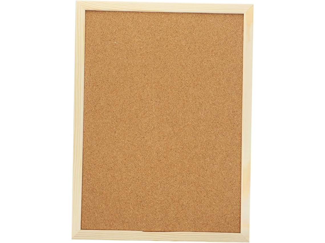 Quadro De Avisos De Cortiça Para Parede, Prático E Fácil De Usar, Marrom