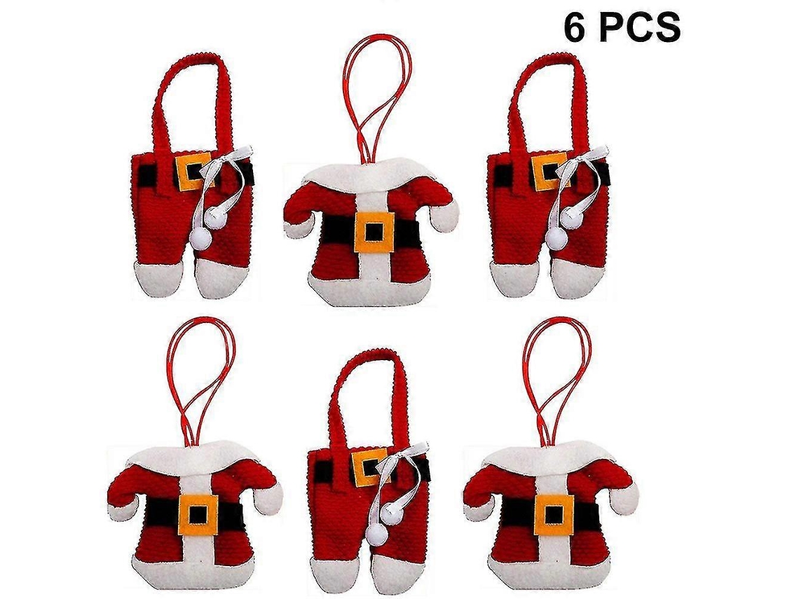 Meia Natalina Em Veludo Vermelho Com Detalhes Brancos, Para Doces E Presentes. Loja Olysi