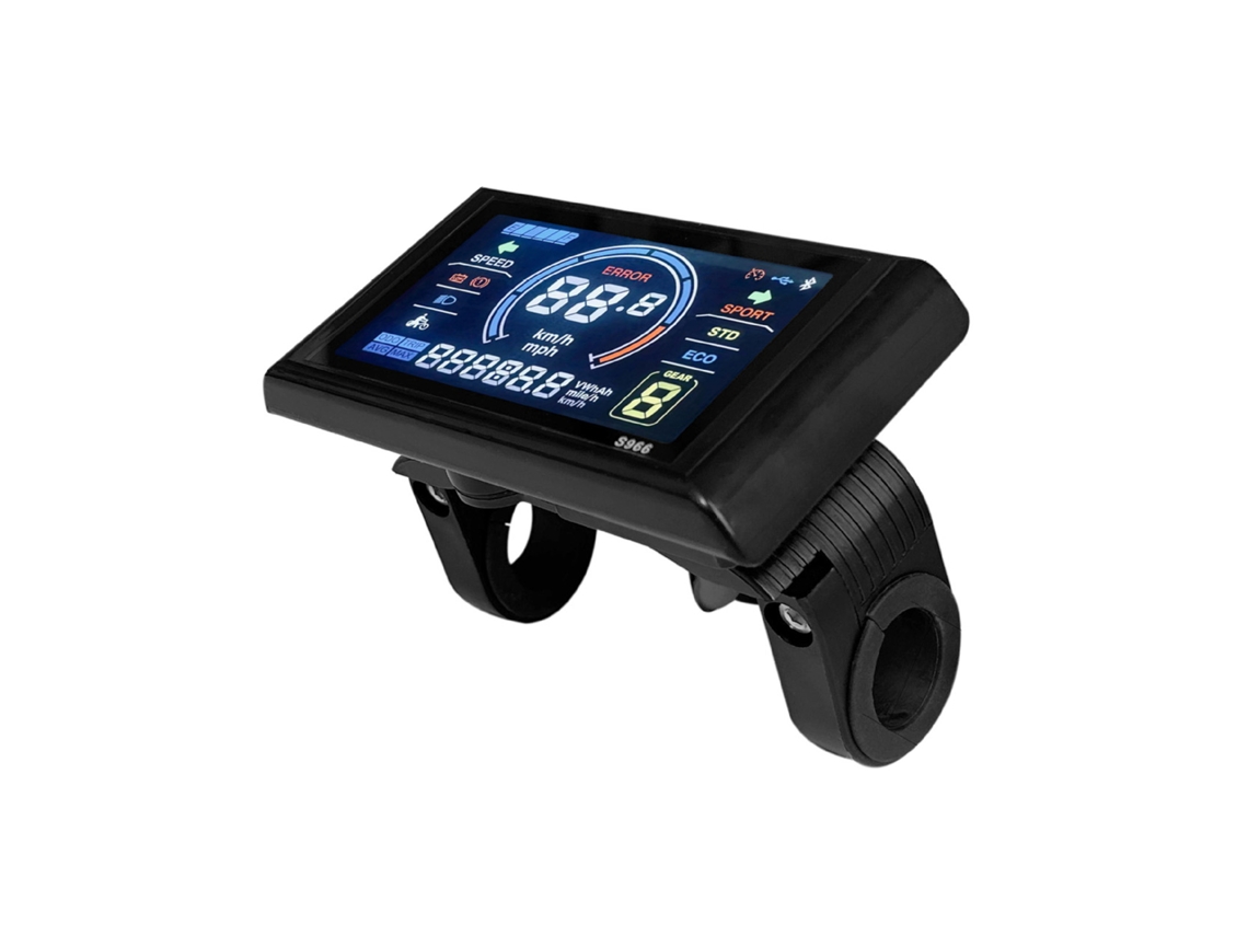 Tela LCD para Bicicleta Elétrica, 24-72v, Resistente à Água S/MARCA