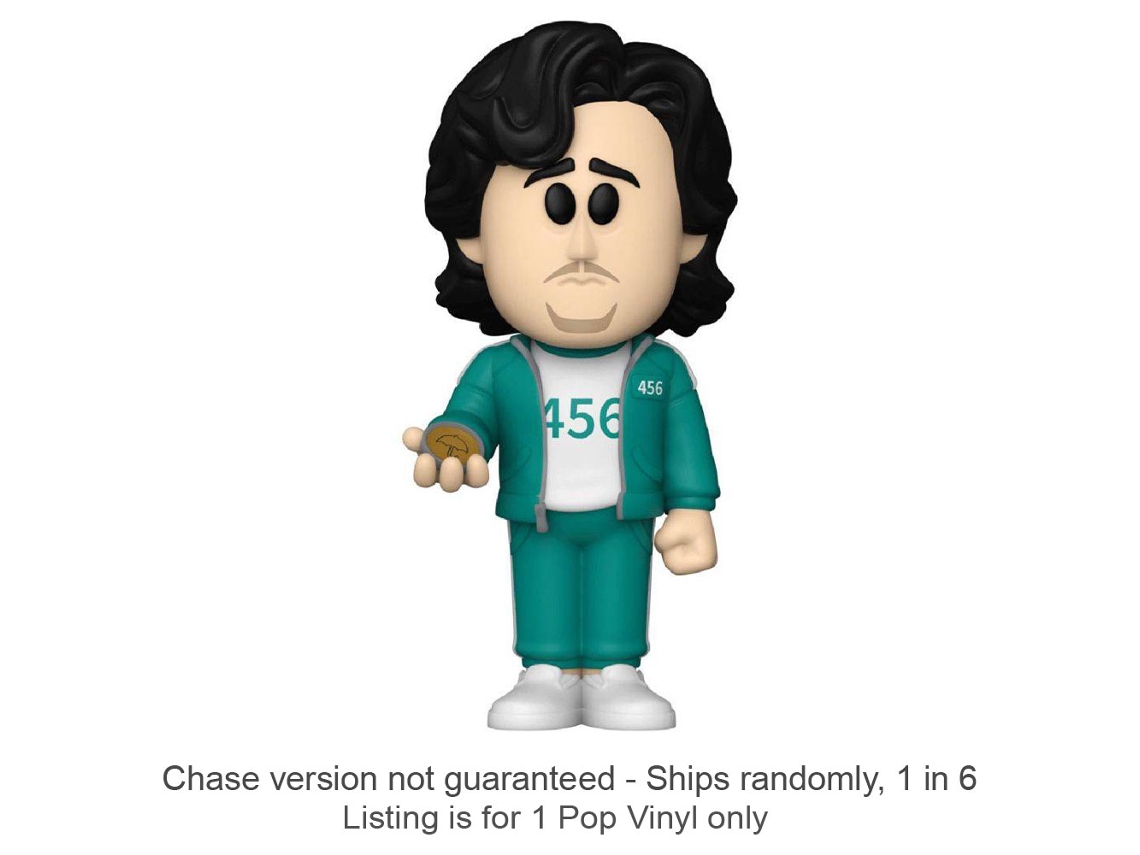 Figura Funko JOGO DO LULA Seong Gi-Hun Vinyl Soda Chase Envia 1 Em 6