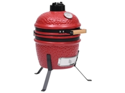 Smoker Barbecue, Smoker Barbecues Vidaxl Vermelho Cerâmica (n/a)