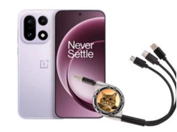 Smartphone Oneplus 15 5g (6.78'' - 16 Gb - 256 Gb - Violeta)cabo De Dados 3 Em 1 Oferecido