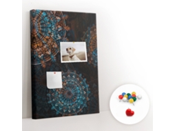 Painel De Cortiça Para Parede Mandala Decorativa Para O Quarto Das Crianças Espelharte (40x60 Cm)