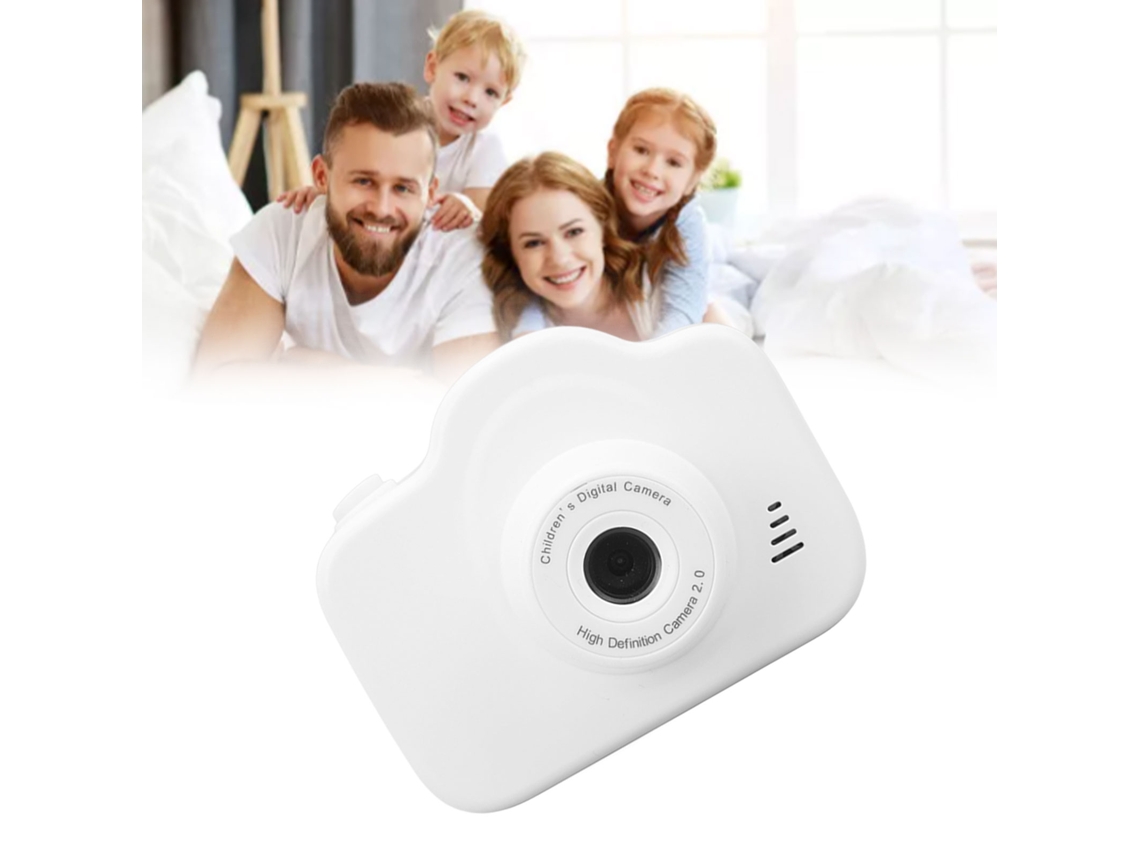 Câmera Digital Infantil 2000w Hd Tela De 2,0 Polegadas Recarregável Multifuncional Câmera De Brinquedo Para Crianças Pequenas Branca Brilvibera