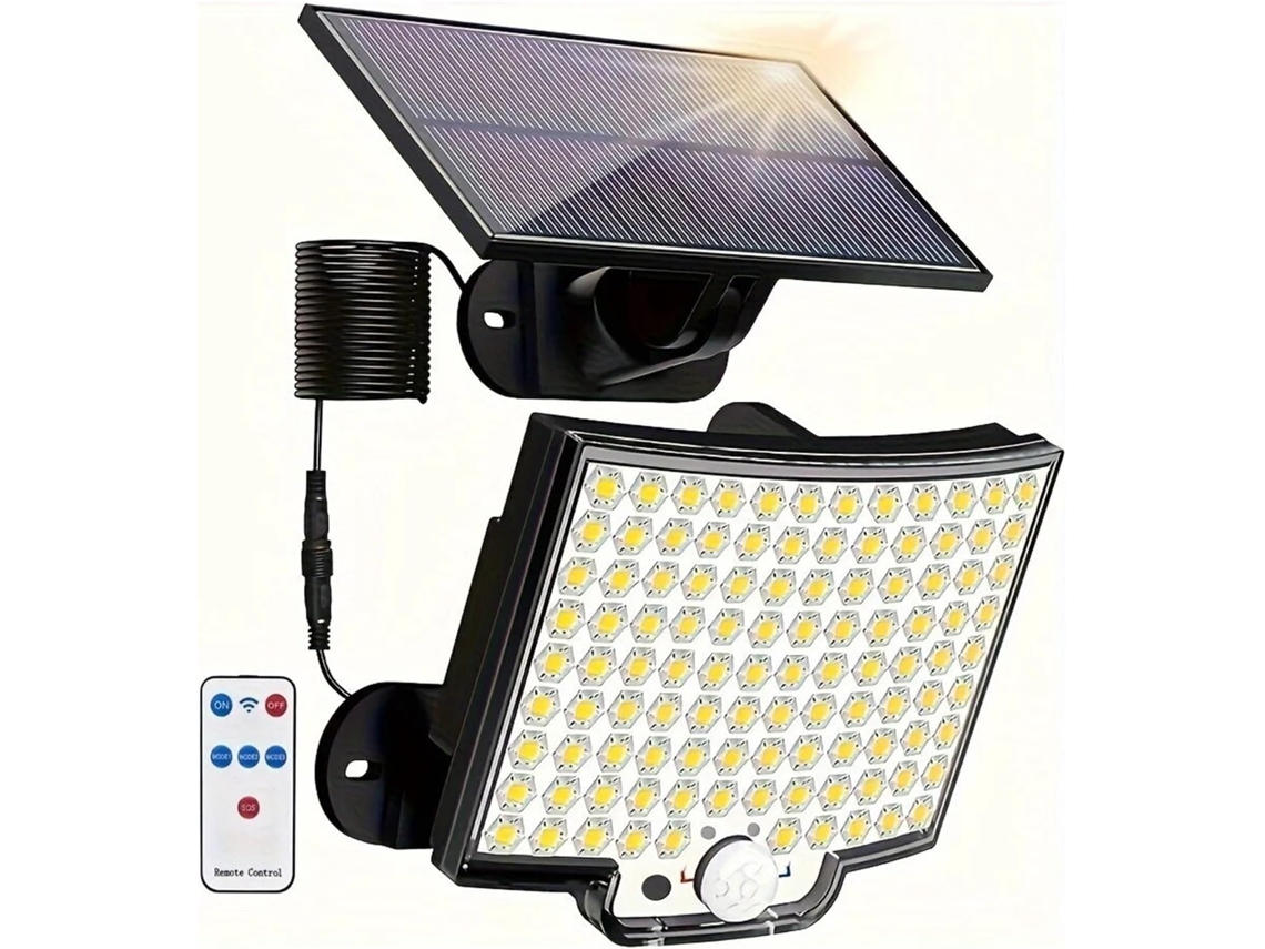 1 Unidade De Refletor Solar Dividido Com 106 Leds, Impermeável, Com