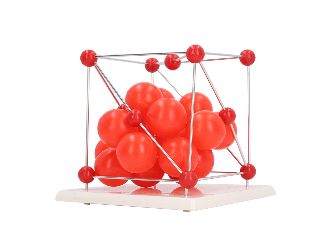 Modelo De Estrutura Molecular De Metal E Cristal Para Sala De Aula E Laboratório - Ferramenta Educativa