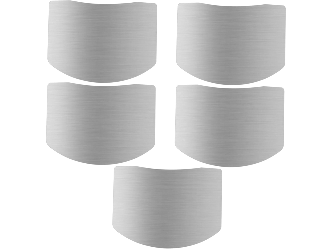 Protetor De Dedos Ounona Em Aço Inoxidável Para Cortar Legumes E Frutas, Design Resistente À Ferrugem, Conjunto De 5 Peças