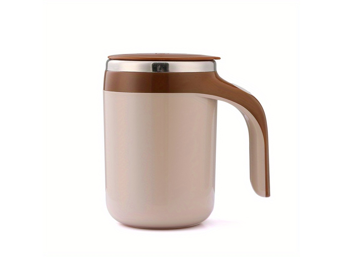 Taça de Café elétrica multifuncional, leite giratório, aço inox, portátil, USB | STELASPLEN