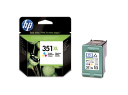Tinteiro HP 351XL Tricolor (CB338EE)