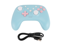 Controle Sem Fio de Jogo Bluetooth EOOCOO (giroscópio de 6 Eixos Integrado, Motores Assimétricos)