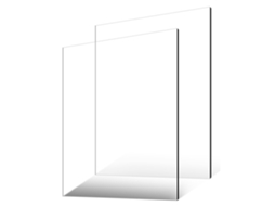 Conjunto De 2 Placas Acrílicas Transparentes 610x914mm 6mm Tekmaquinas