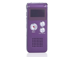 Gravador de Voz Digital 8gb LAXISCREED com Reprodutor Mp3