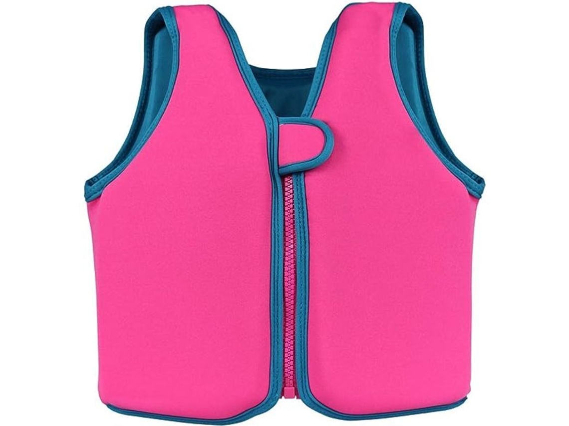 Chaleco Salvavidas Para Niños Linjou, Chaleco De Natación Para Niños, Aprendizaje De Natación, Cor Rosa