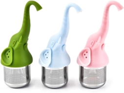MEOIRUERY Acompanhante Para Preparo De Chá De Folhas Soltas, Infusor De Chá Inovador Com Filtro De Malha Superfina, Silicone Resistente Ao Calor E Aço Inoxidáve