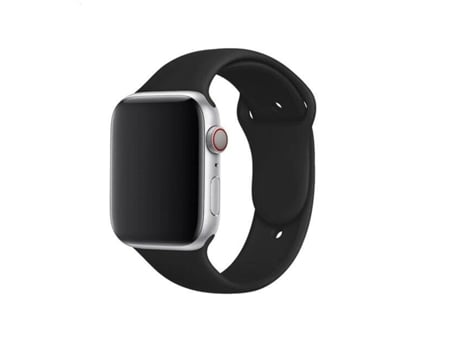 Pulseira bracelete silicone liquido Apple Watch SE 2022 44mm Preto