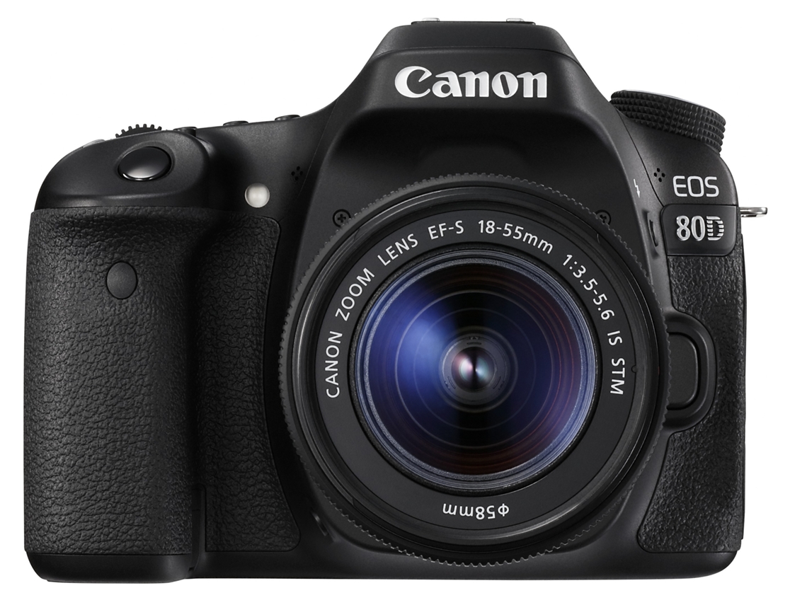 Kit Máquina Fotográfica Reflex CANON 80D + EFS18-55 IS STM (APS-C)
