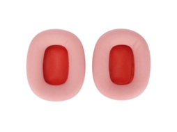 Lurelia Protetores Auriculares Para Auscultadores Airpods Max, Espuma Viscoelástica, Em Couro Proteico E Espuma De Memória, Rosa