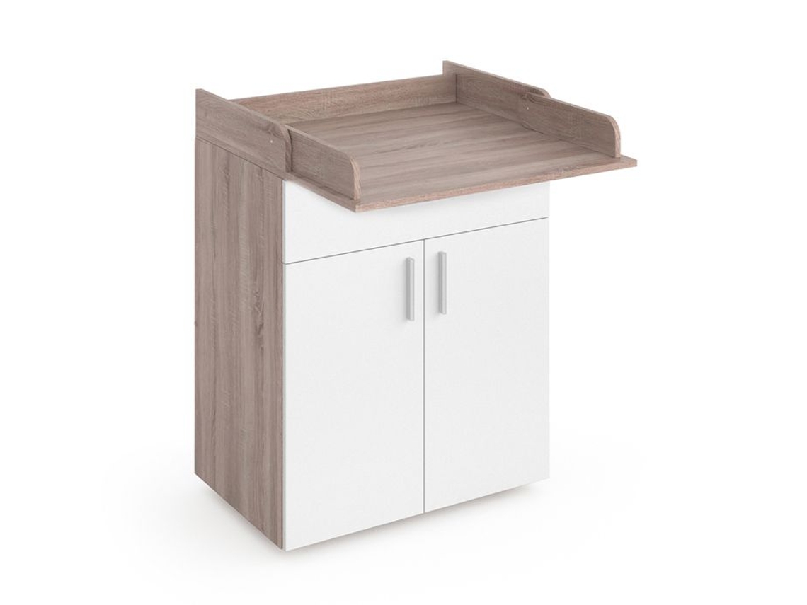Cômoda De Fraldas Lena, 75.2x101.5cm, Branco/sonoma, Vicco 37865