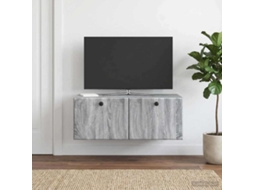Vidaxl Gabinete De Tv De Parede 78,5 X 41 X 30 Cm Sonoma Cinzento