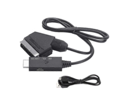 Cabo Scart para Hdmi, Adaptador de Vídeo, Conversor Hdmi AQUAFORGE