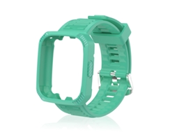 Bracelete de Smartwatch para Redmi Watch 3 de silicone integrada com textura de fibra de carbono (verde escuro)