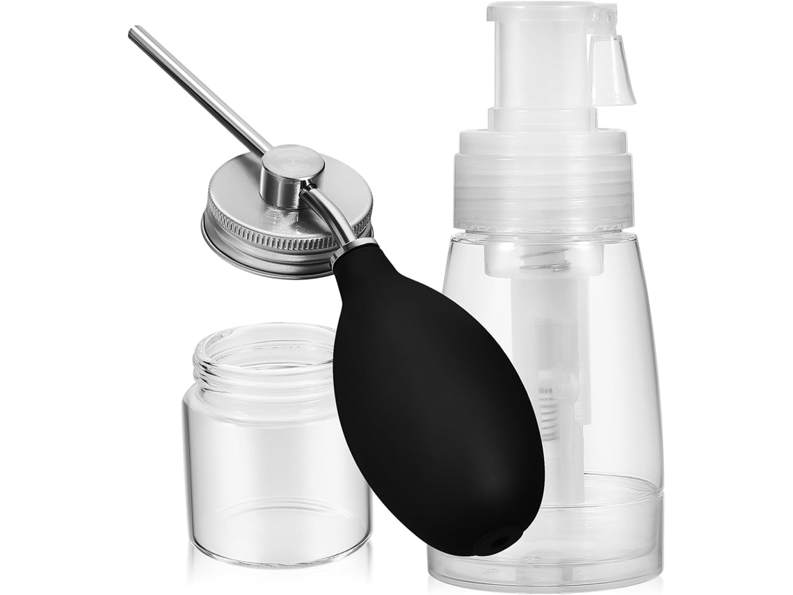 De 2 Frascos Aplicadores De Cabelo Nuobesty, 180ml, Vidro E Plástico.