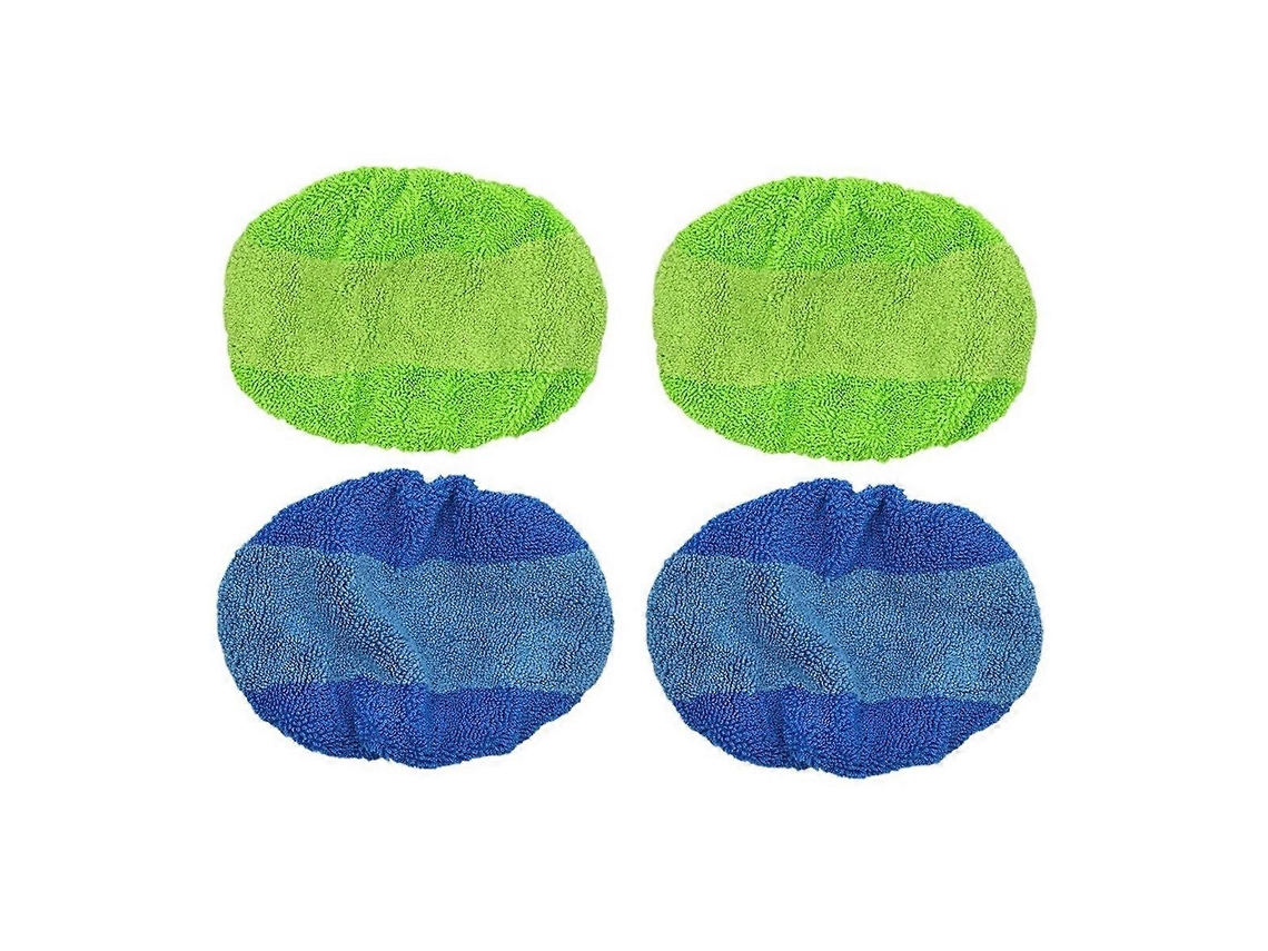 Conjunto De 4 Panos Microfibra Para Esfregão, Reutilizáveis, Limpeza Pisos, Acessórios Esfregão