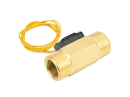 Sensor De Fluxo De Água Brass Hall Laxiscreed Com Rosca G3/4" E Alimentação Ac220v