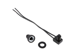 Interruptor Liga/desliga De Botão À Prova D'água 5a 12v Com Cabos 10cm Para Motocicleta E Carro