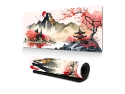 Mouse Pad Longo Para Jogos 31,5 X 11,8 Polegadas, Mouse Pad Grande Antiderrapante Para Jogos E Escritório Aquaforge (sakura)
