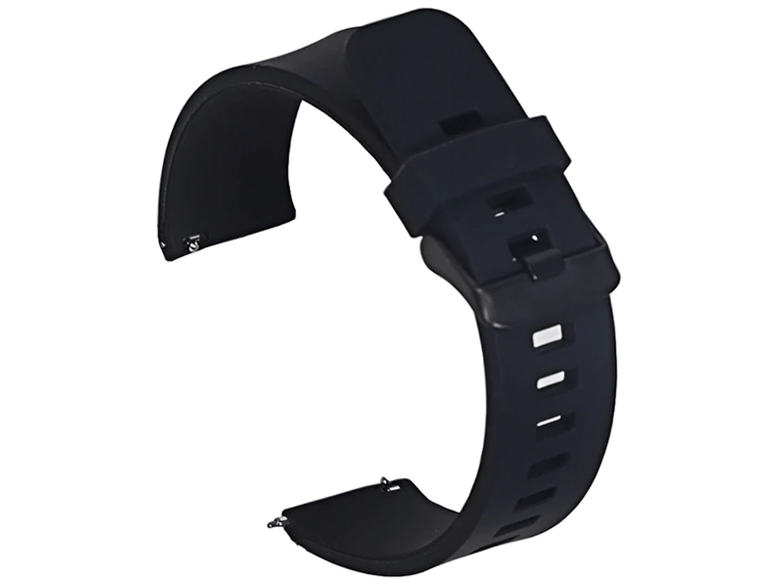 Bracelete Smoothsilicone com Fivela PHONECARE para Nothing Cmf Watch 3 Pro Preto