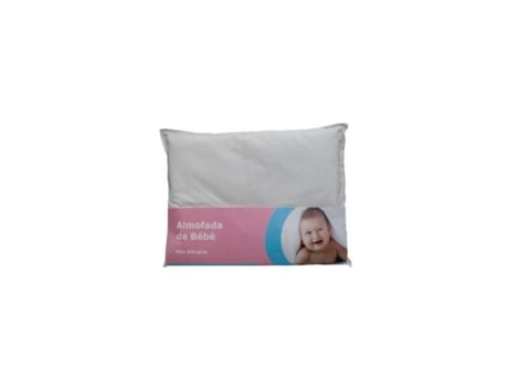 Almofada De Dormir Marmair Bebe Algodão Branco (22x33)