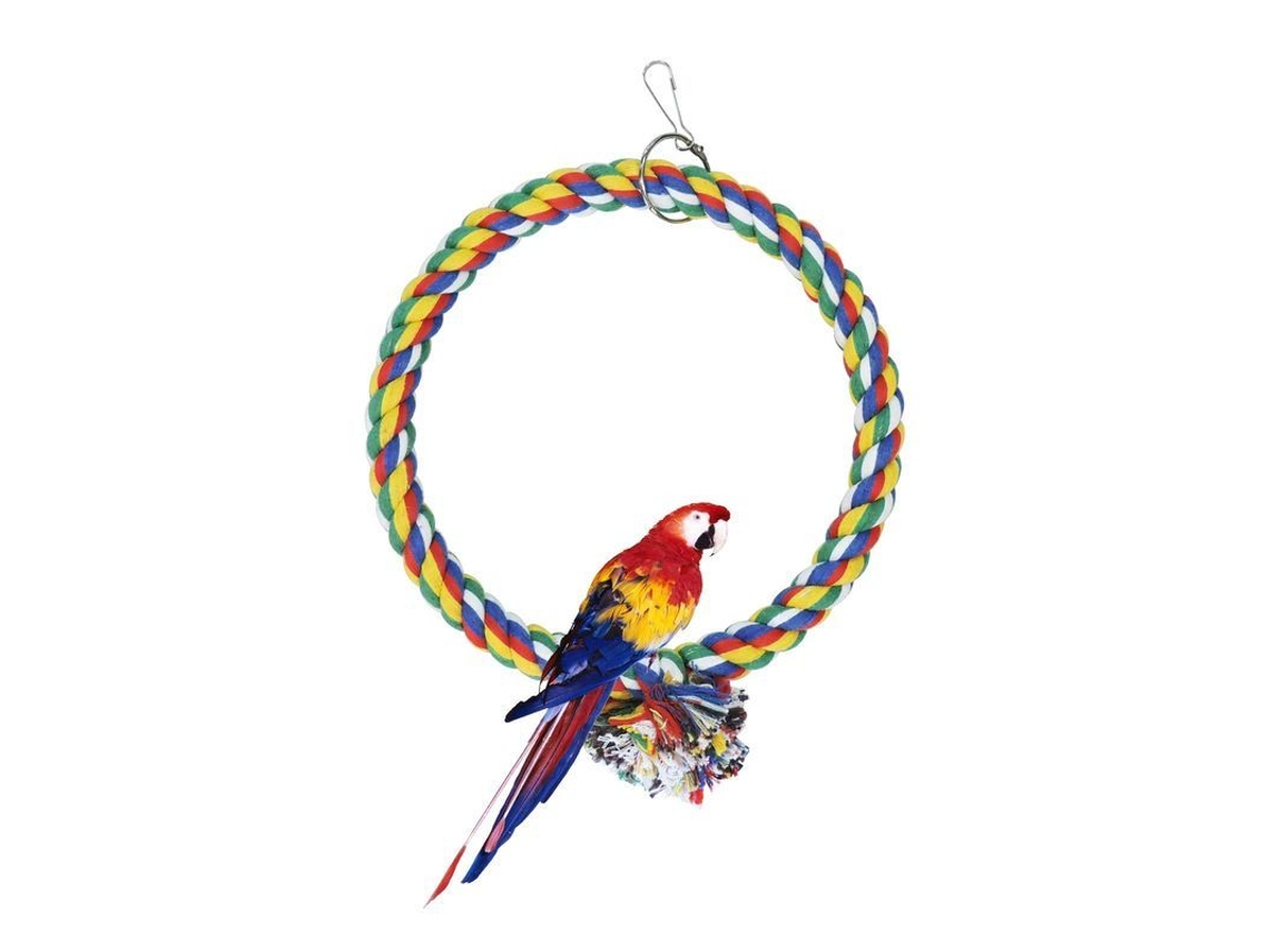 2026-columpio Para Pájaros Linjou, Juguete Colgante De Cuerda De Algodón Resistente A Picaduras, Percha Para Loro (s)