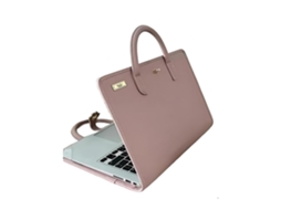 Capa Para Portátil - Bolsa Para Senhora - Capa Protetora Para Computador - Mala Para Portátil - Bolsa Portátil - Pu - Rosa - 16 Polegadas