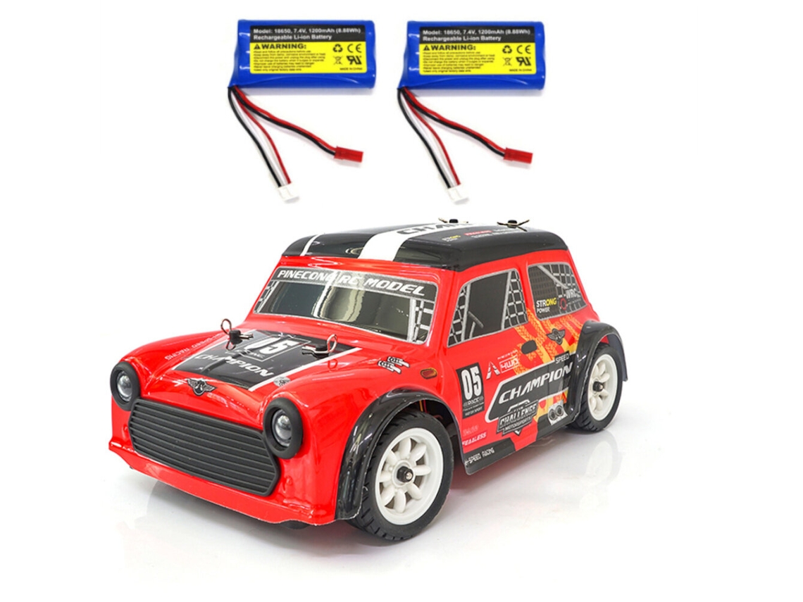 1605 Duas Bateriassg Pinecone Forest 1605/1606 Pro Rtr 1/16 2.4g 4wd Drift Brushless 50km/h Luz Led Alta Velocidade MDUG