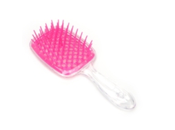 2026 pincel de Penteado Desembaraçador com Massagem para Cabelo Vented Rosa Vermelho para Salão de Beleza Barbearia Estilismo