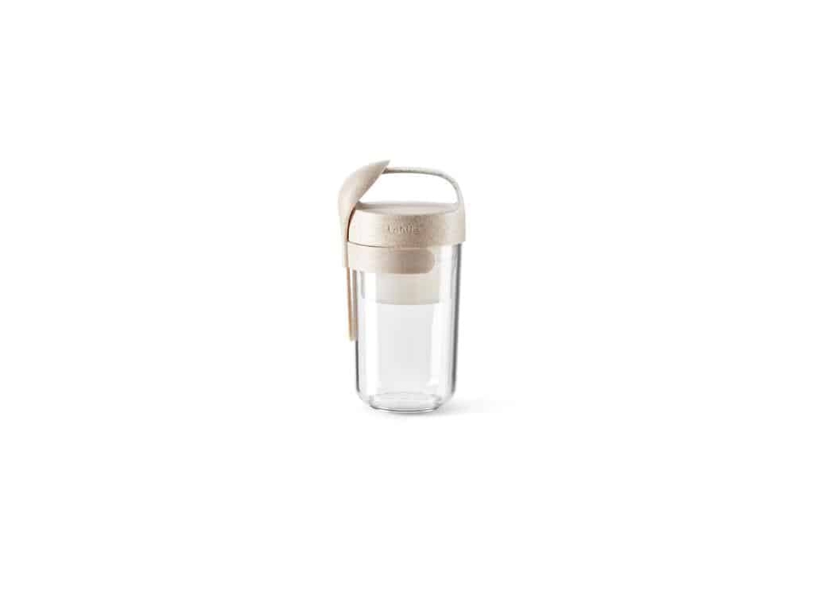 Lékué Jar To Go Orgânico 600 Ml com Colher