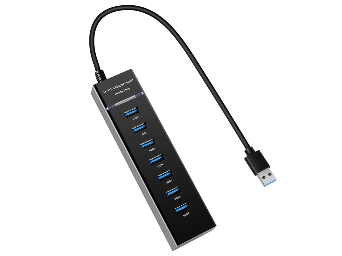 Hub Usb De 7 Portas Para Transferência De Dados
