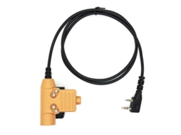 Adaptador De Walkie Talkie U94 Ptt (compatível Com Baofeng E Kenwood) (com Clipe De Cinto E Chamada Com Um Toque)