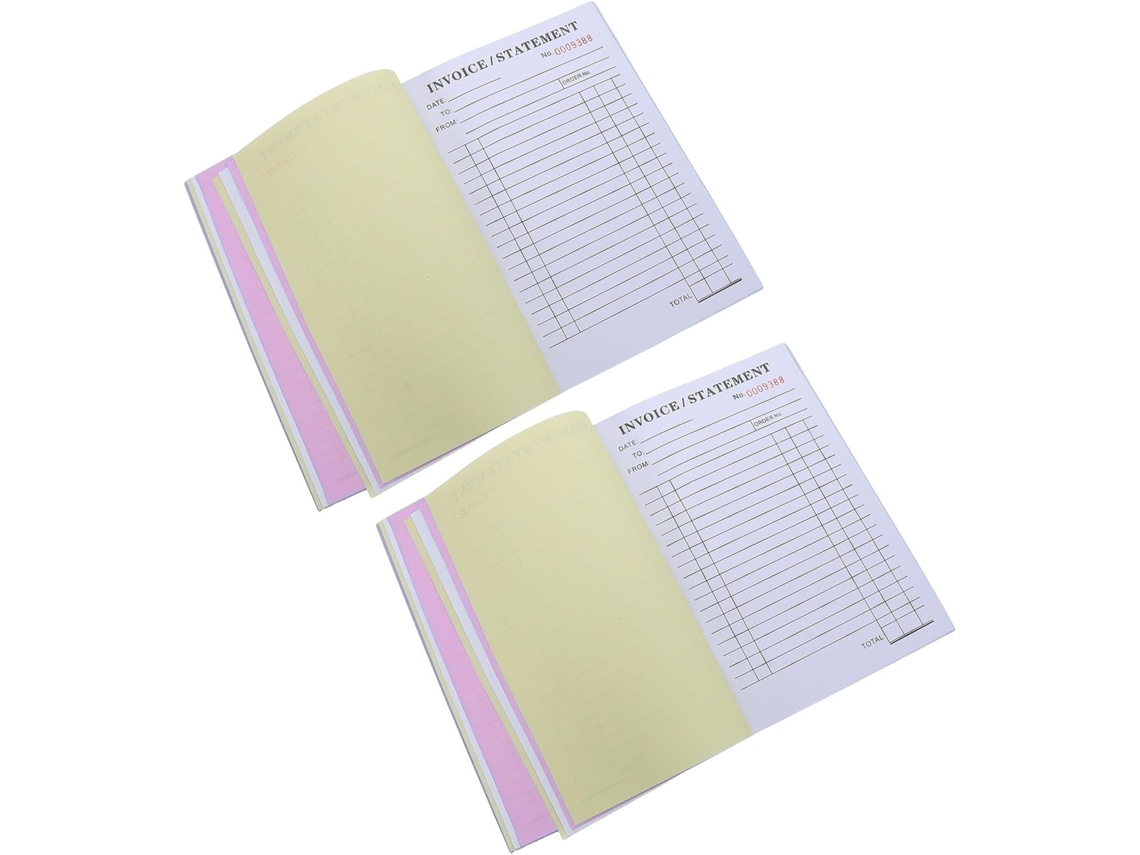 Galpada Carnets De Bons De Commande Et Carnets De Factures 2 Pieces 21 X 14 5 Cm 60 Feuilles Par Bloc