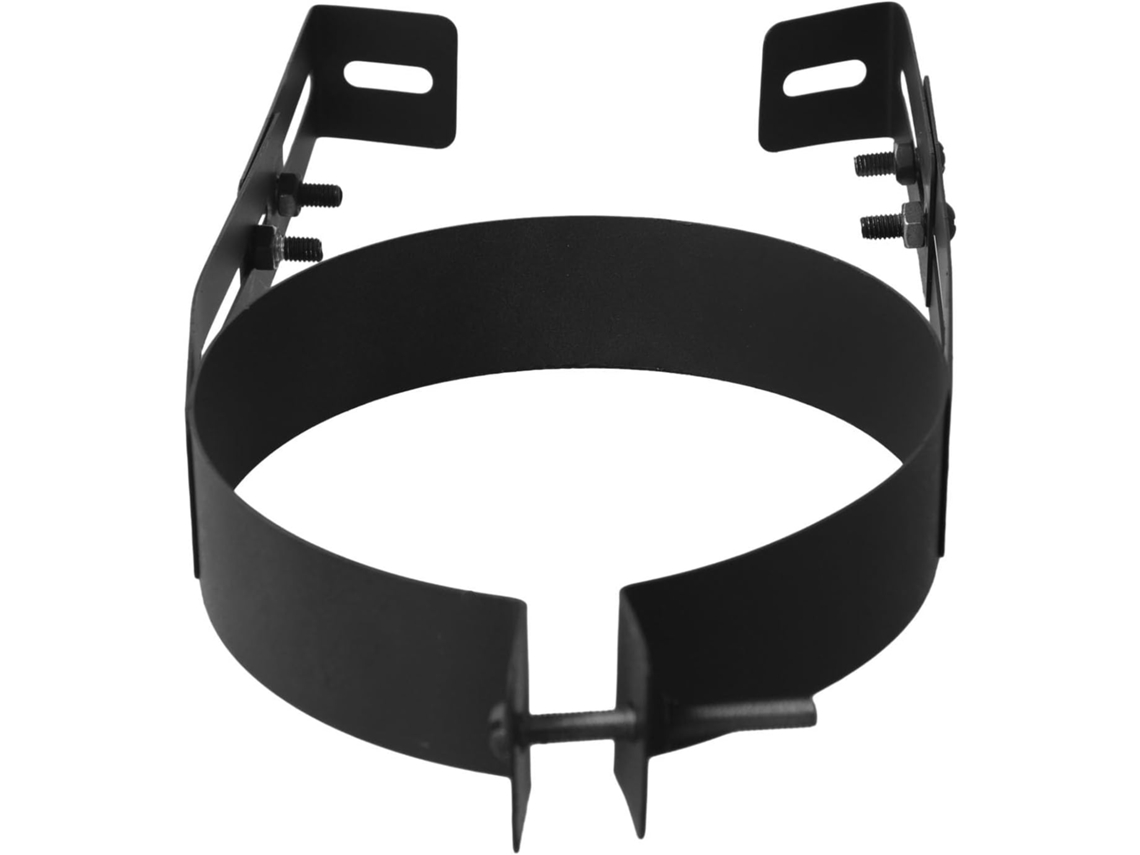 Aço Inoxidável, (16 Suporte Ajustável Para Tubo De Chaminé Com Montagem Na Parede, Para