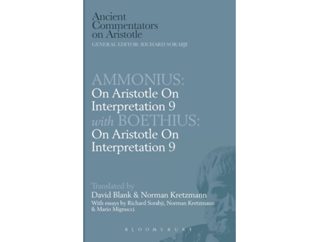 Livro Ammonius: On Aristotle On Interpretation 9 with Boethius: On Aristotle On Interpretation 9 (Paperduck) David L. Blank, Norman Kretzmann (Inglês)