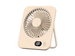 Ventilador Recarregável Com Fluxo De Ar Ângulo Amplo 180 Graus, Mini Portátil.