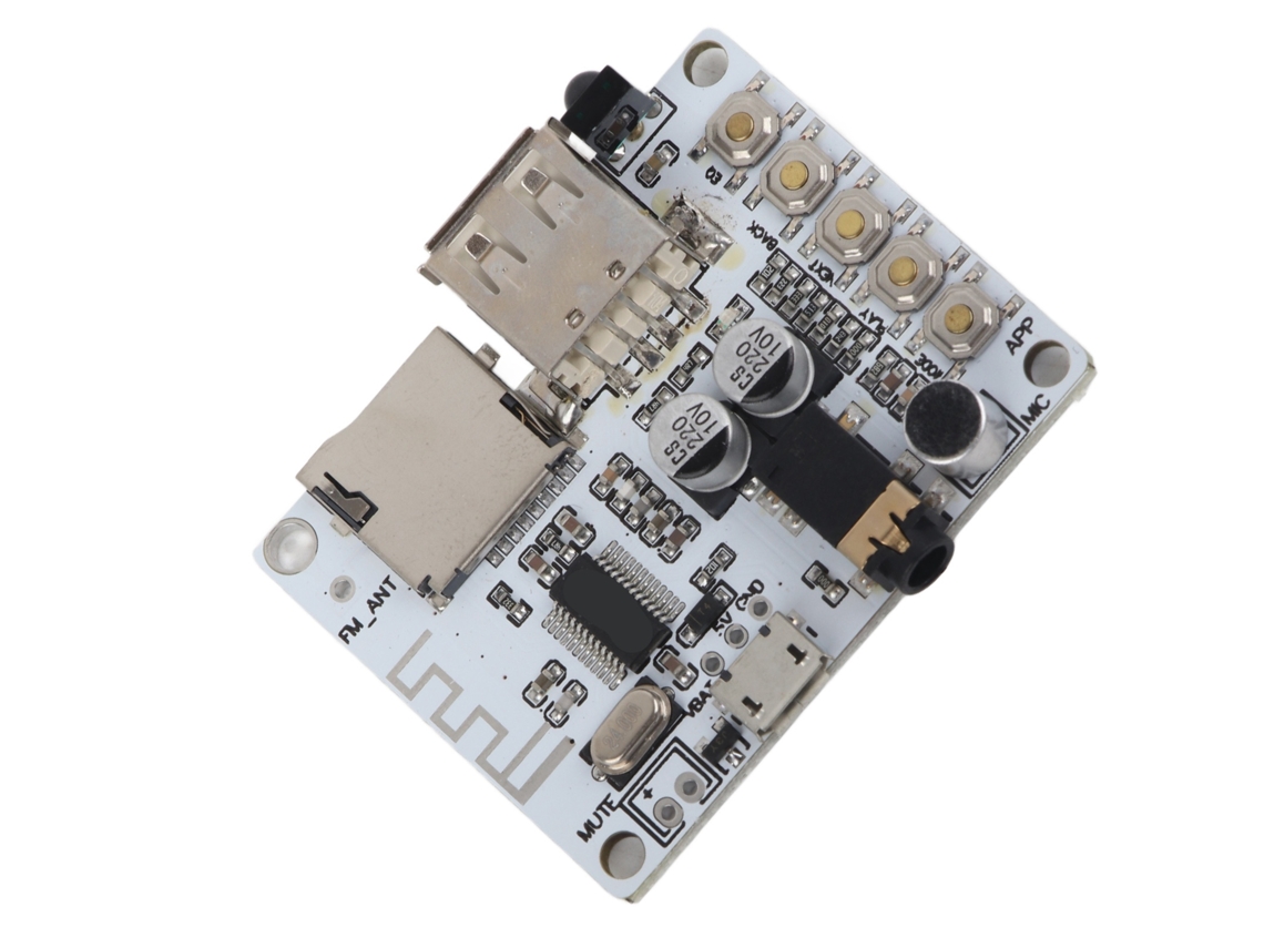 Módulo Receptor Áudio Bluetooth 4.1 Amplificador Carro