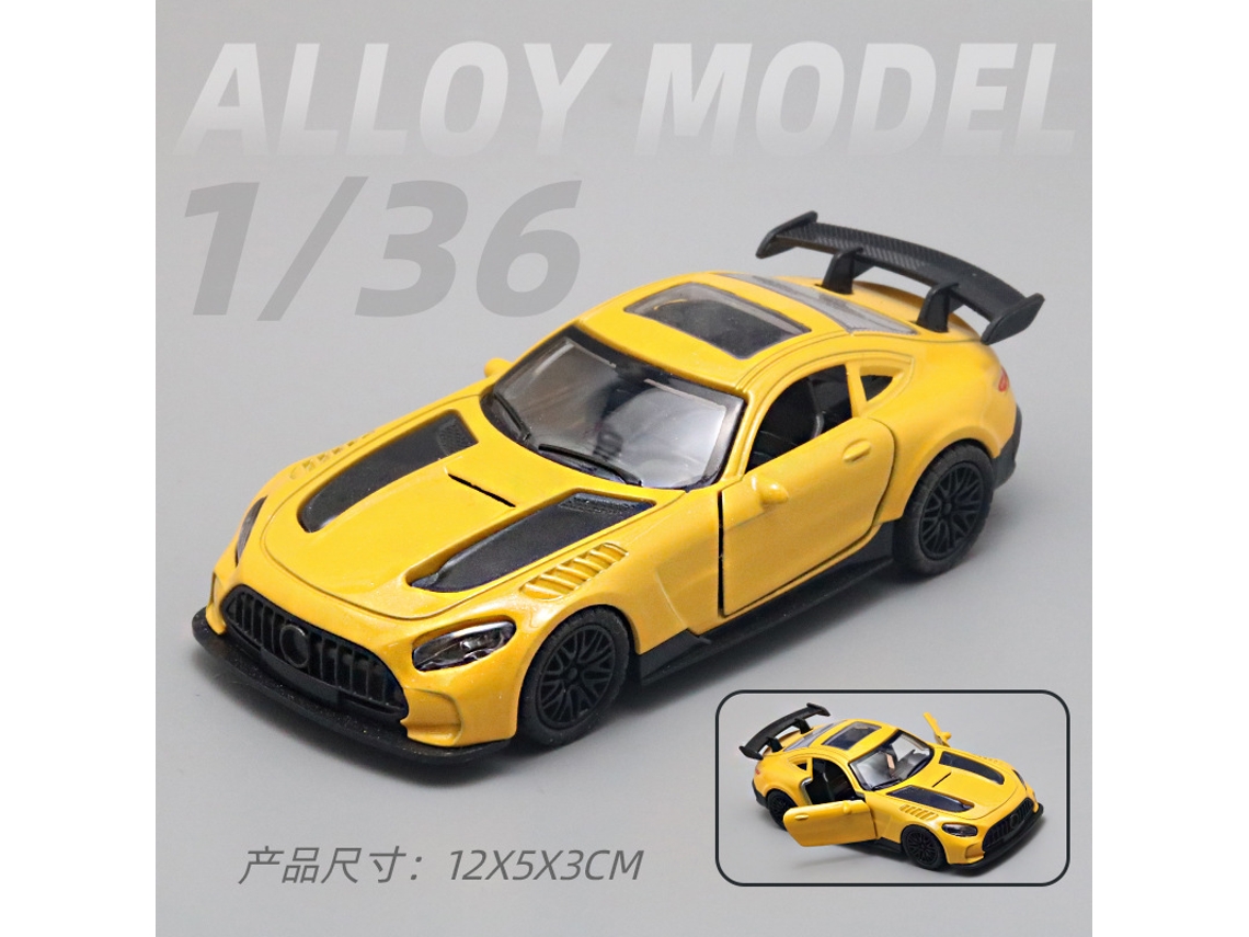 Miniatura de Carro em Escala 1/36, Feita em Metal Fundido, Presente para Crianças. MDUG