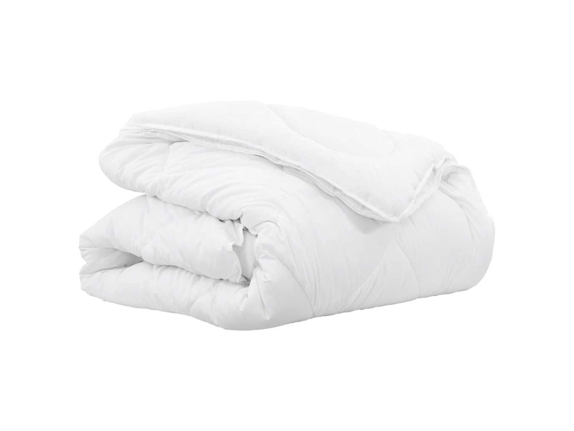 Colchas E Edredons Vidaxl Branco Microfibra (200x220 Cm)