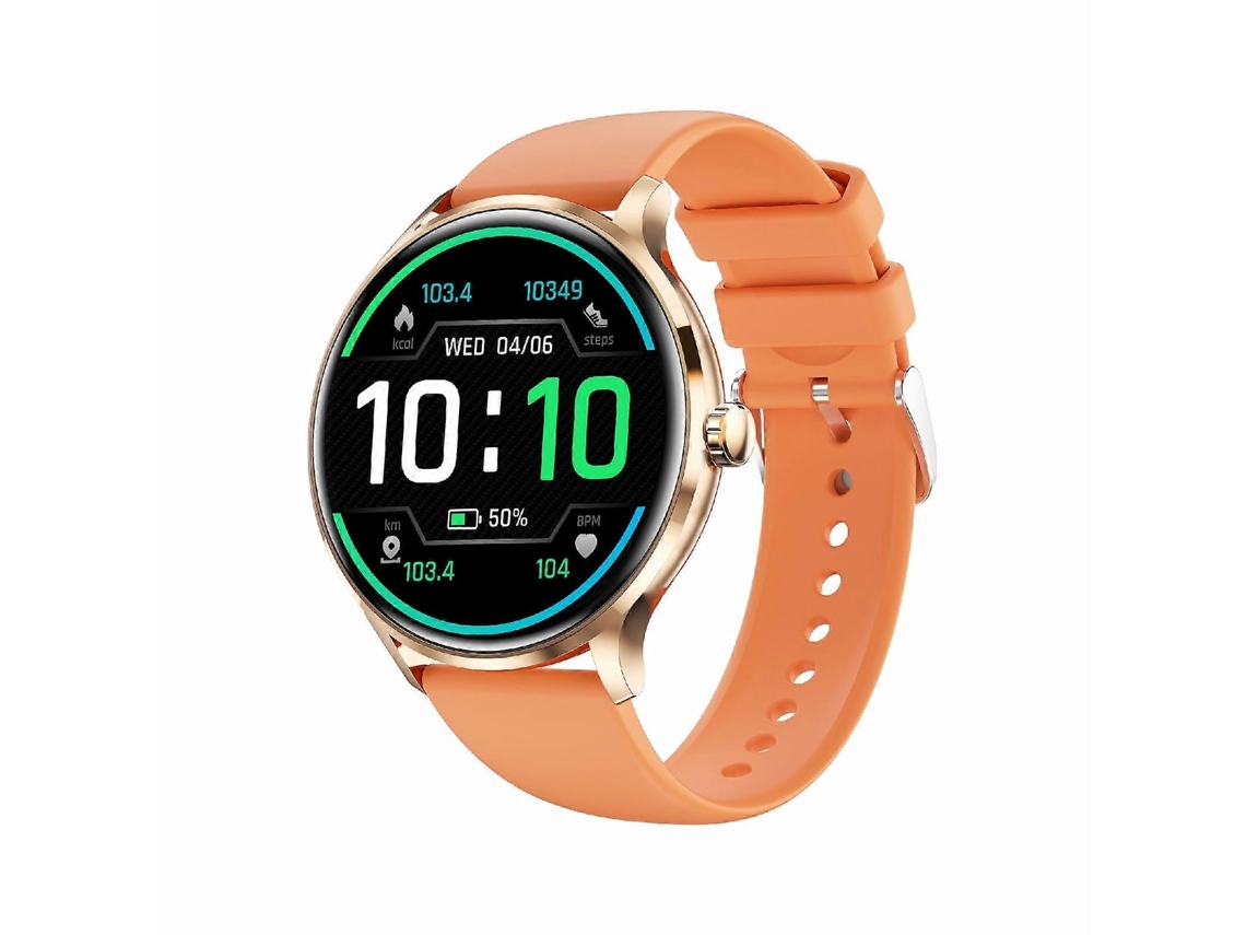 Relógio inteligente QS80 de 1,39 polegadas com Bluetooth 5.2 e rastreador de condicionamento físico para bicicleta elétrica