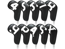 Conjunto de 10 Capas Protetoras para Tacos de Golfe (2 Cores)