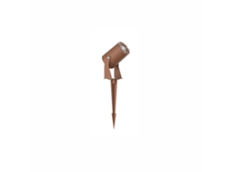 Refletor LED redondo Sair 10w IP65 Corten 3000k - Luminária de jardim para plantas Ou Sebes H36cm - Beneito Faure